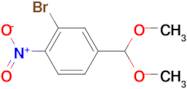 2-Bromo-4-dimethoxymethyl-nitrobenzene