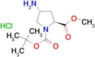 (2S,4R)-1-Boc-4-amino-L-proline methyl ester hydrochloride