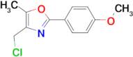 4-(Chloromethyl)-2-(4-methoxyphenyl)-5-methyloxazole