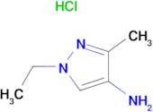 1-Ethyl-3-methyl-1H-pyrazol-4-ylaminehydrochloride