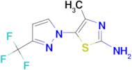 4-Methyl-5-(3-trifluoromethyl-pyrazol-1-yl)-thiazol-2-ylamine