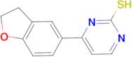 4-(2,3-Dihydrobenzofuran-5-yl)pyrimidine-2-thiol