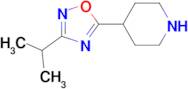 4-(3-Isopropyl-[1,2,4]oxadiazol-5-yl)-piperidine