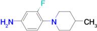 3-Fluoro-4-(4-methylpiperidin-1-yl)phenylamine