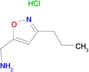 C-(3-Propyl-isoxazol-5-yl)-methylaminehydrochloride