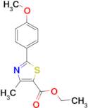 Ethyl 4-methyl-2-(4-methoxyphenyl)thiazole-5-carboxylate