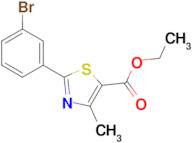 Ethyl 4-Methyl-2-(3-bromophenyl)thiazole-5-carboxylate