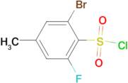 2-Bromo-6-fluoro-4-methylbenzenesulfonyl chloride