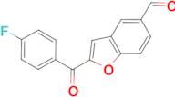 2-(4-Fluoro-benzoyl)-benzofuran-5-carbaldehyde