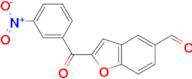 2-(3-Nitro-benzoyl)-benzofuran-5-carbaldehyde