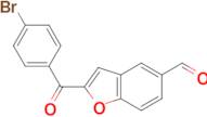 2-(4-Bromo-benzoyl)-benzofuran-5-carbaldehyde