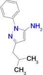 3-Isobutyl-1-phenyl-1H-pyrazol-5-amine