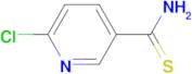 2-Chloropyridine-5-carbothioic acid amide