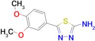 2-Amino-5-(3,4-dimethoxyphenyl)-1,3,4-thiadiazole