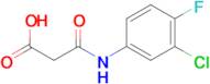 3-[(3-Chloro-4-fluorophenyl)amino]-3-oxopropanoic acid