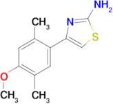 4-(4-Methoxy-2,5-dimethylphenyl)-1,3-thiazol-2-amine