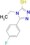 4-Ethyl-5-(4-fluorophenyl)-1,2,4-triazole-3-thiol