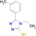 4-Ethyl-5-m-tolyl-4H-[1,2,4]triazole-3-thiol