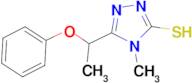 4-Methyl-5-(1-phenoxyethyl)-4H-1,2,4-triazole-3-thiol