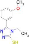 4-Ethyl-5-(3-methoxyphenyl)-4H-1,2,4-triazole-3-thiol