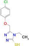 5-[(4-Chlorophenoxy)methyl]-4-ethyl-4H-1,2,4-triazole-3-thiol