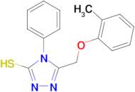 5-[(2-Methylphenoxy)methyl]-4-phenyl-4H-1,2,4-triazole-3-thiol