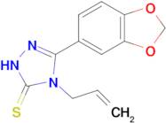 4-Allyl-5-(1,3-benzodioxol-5-yl)-4H-1,2,4-triazol-3-ylhydrosulfide