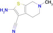 2-amino-6-methyl-4,5,6,7-tetrahydrothieno[2,3-c]pyridine-3-carbonitrile