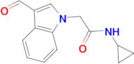 N-Cyclopropyl-2-(3-formyl-indol-1-yl)-acetamide