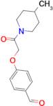 4-[2-(4-Methyl-1-piperidinyl)-2-oxoethoxy]benzaldehyde