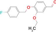 3-Ethoxy-4-[(4-fluorobenzyl)oxy]benzaldehyde