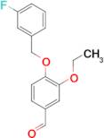 3-Ethoxy-4-[(3-fluorobenzyl)oxy]benzaldehyde