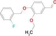 3-Ethoxy-4-(2-fluoro-benzyloxy)-benzaldehyde