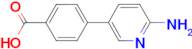 4-(6-Amino-3-pyridinyl)benzoic acid