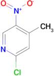 2-Chloro-4-methyl-5-nitro-pyridine