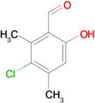 3-Chloro-6-hydroxy-2,4-dimethyl-benzaldehyde