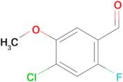 4-Chloro-2-fluoro-5-methoxy benzaldehyde