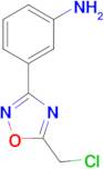 3-(5-Chloromethyl-[1,2,4]oxadiazol-3-yl)-aniline
