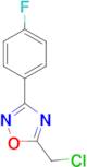 5-Chloromethyl-3-(4-fluoro-phenyl)-[1,2,4]oxadiazole