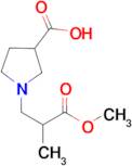 1-(2-Methoxycarbonyl-propyl)-pyrrolidine-3-carboxylic acid