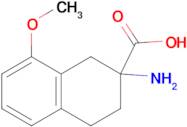 2-Amino-8-methoxy-1,2,3,4-tetrahydro-naphthalene-2-carboxylic acid