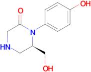 (R)-6-Hydroxymethyl-1-(4-hydroxy-phenyl)-piperazin-2-one