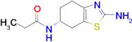 (R)-N-(2-Amino-4,5,6,7-tetrahydro-benzothiazol-6-yl)-propionamide