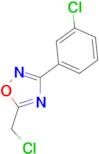 5-Chloromethyl-3-(3-chloro-phenyl)-[1,2,4]oxadiazole