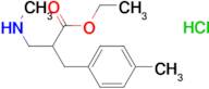 Ethyl 2-methylaminomethyl-3-p-tolyl-propionate hydrochloride