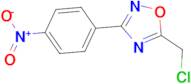 5-Chloromethyl-3-(4-nitro-phenyl)-[1,2,4]oxadiazole