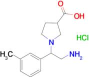 1-[2-Amino-1-(m-tolyl)ethyl]pyrrolidine-3-carboxylic acid hydrochloride