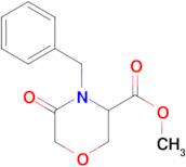 Methyl 4-benzyl-5-oxo-morpholine-3-carboxylate