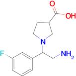 1-[2-Amino-1-(3-fluoro-phenyl)-ethyl]-pyrrolidine-3-carboxylic acid