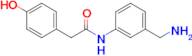 N-(3-Aminomethyl-phenyl)-2-(4-hydroxy-phenyl)-acetamide